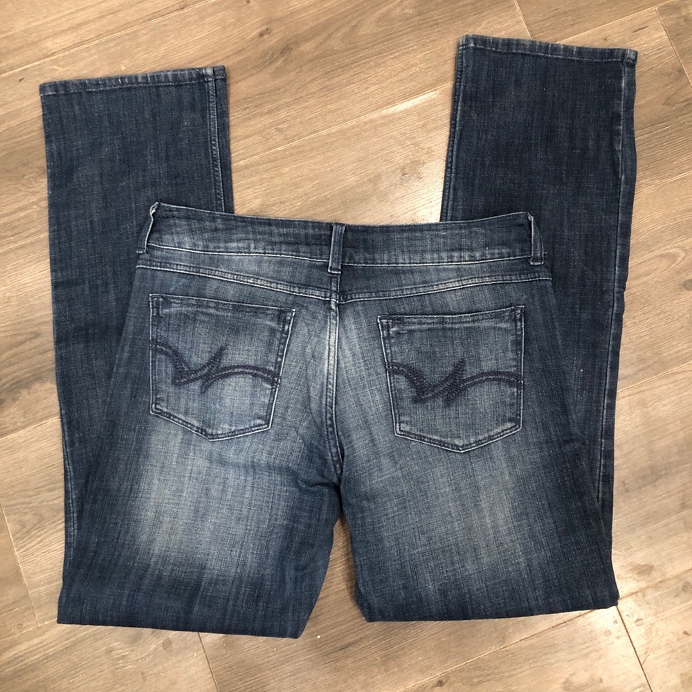 Wrangler Straight Leg Dark Wash Western‎ Jean 11x34 tall
